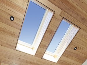 velux skylights with timber panels in brisbane